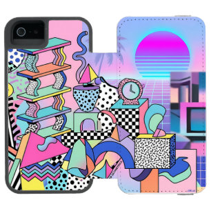 デュ・パスキエ・ジオメトリクス再訪 iPhone SE/5/5sウォレットケース