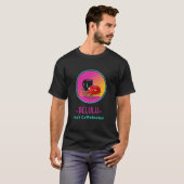 デラすぎだけどカフェイン中毒の人Tシャツ Tシャツ (正面フル)