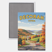 デラアイオワトラベル マグネット (正面/裏面)