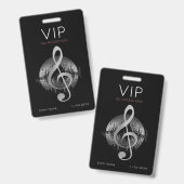 デライトフル チューン VIP オールアクセス バッジ (正面＆裏面)