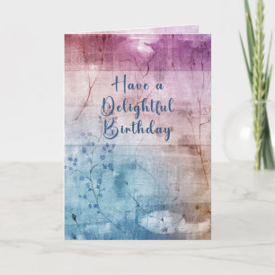 デライト誕生日カード カード