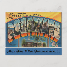 デラウェアからの挨拶 ポストカード