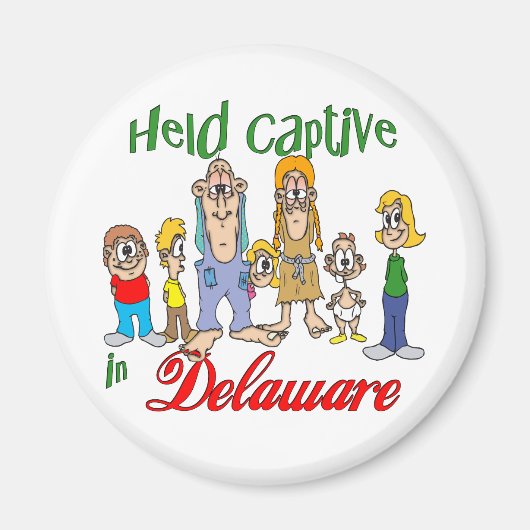 デラウェアで拘束 マグネット (正面)