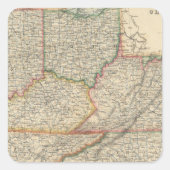 デラウェアとメリーランドの州 スクエアシール (正面)