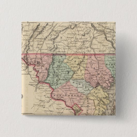 デラウェアとメリーランド 缶バッジ (正面)