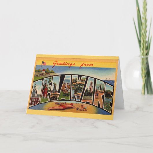 デラウェアのカードからのご挨拶 カード (正面)