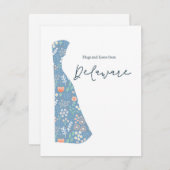 デラウェアのハグとキス シーズンカード (正面/裏面)