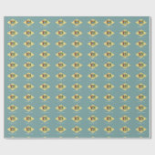 デラウェアのバナーパターン ラッピングペーパー (フラット)