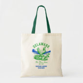 デラウェアの結婚式へようこそ　花嫁の友人より トートバッグ (正面)