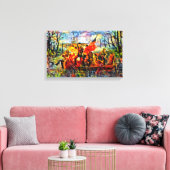 デラウェアをトランピング キャンバスプリント (インサイチュ (リビング))