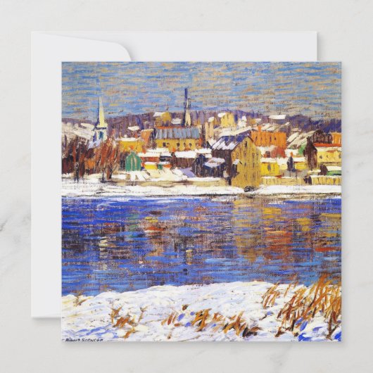 デラウェアを越えて（ロバート・スペンサーによる） カード (正面)