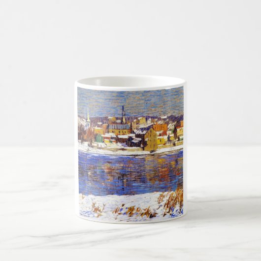 デラウェアを越えて(ロバート・スペンサーによる) コーヒーマグカップ (中央)