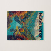 デラウェアウォーターギャップヴィンテージ旅行 ジグソーパズル (横)