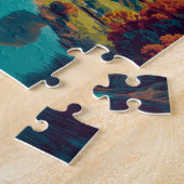 デラウェアウォーターギャップヴィンテージ旅行 ジグソーパズル (側面)