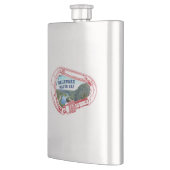 デラウェアウォーターギャップ登山カラビナー フラスク (左)