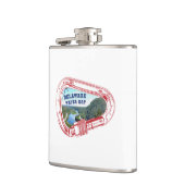 デラウェアウォーターギャップ登山カラビナー フラスク (左)