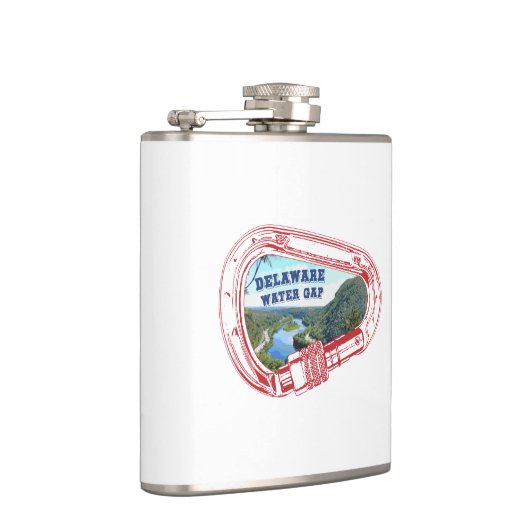 デラウェアウォーターギャップ登山カラビナー フラスク (右)