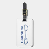 デラウェアウォーターギャップ登山クイックドロー ラゲッジタグ (正面縦)