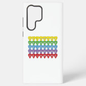 デラウェアカラフルハート SAMSUNG GALAXYケース (裏面)