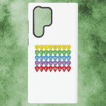 デラウェアカラフルハート SAMSUNG GALAXY S22 ULTRAケース<br><div class="desc">電話のカラフルが好き？デラウェア州は好き？この電話ケースは、黄色、緑、青、紫とデラウェアと言う赤いハートを備えている。</div>