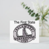 デラウェアザファースト州州 ポストカード (スタンド正面)