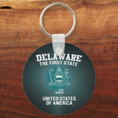 デラウェアザファースト州 キーホルダー (正面)