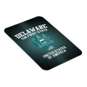 デラウェアザファースト州 マグネット (右側)