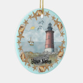 デラウェアシェルズライトハウスオーナメント セラミックオーナメント (右)