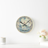 デラウェアナース ラウンド壁時計 (ホーム)