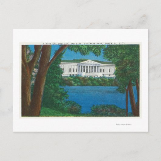 デラウェアパークヒストリカルビル&レイクビュー ポストカード (正面)