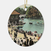 デラウェアパークヴィンテージバッファローNYオーナメント セラミックオーナメント (左)