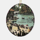 デラウェアパークヴィンテージバッファローNYオーナメント セラミックオーナメント (左)