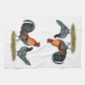 デラウェアブルーヘン キッチンタオル (横)