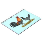 デラウェアブルーヘン ノートブック (左側)
