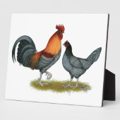 デラウェアブルーヘン フォトプラーク (側面)