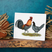 デラウェアブルーヘン フォトプラーク (側面)