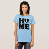 デラウェアホームハート州ティーズTシャツ Tシャツ (正面フル)