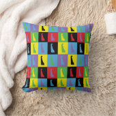 デラウェアポップ・アートのアート州パターン クッション (ブランケット)