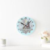 デラウェアライトハウス ラウンド壁時計 (ホーム)