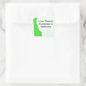 デラウェアライム病認識度シール スクエアシール (バッグ)