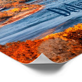 デラウェアリバー紅葉 ポスター (角)