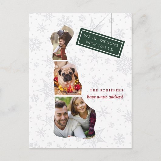 デラウェア休日の引越し案内はがき シーズンポストカード (正面)