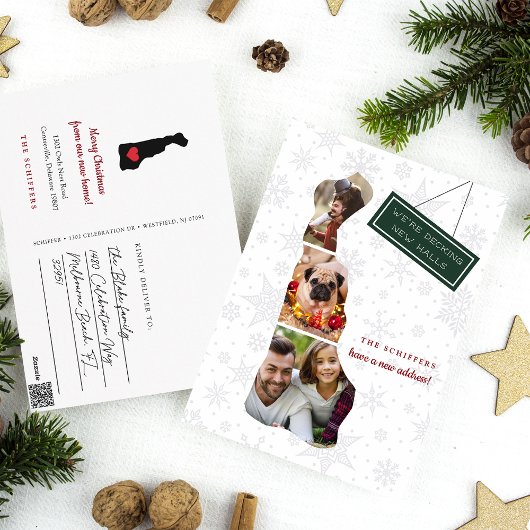 デラウェア休日の引越し案内はがき シーズンポストカード