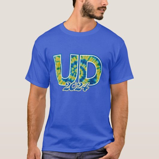 デラウェア大学 UD 24 ロゴ グルーヴィー Tシャツ (正面)