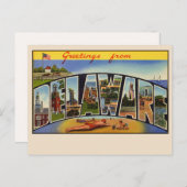 デラウェア大文字葉書からの挨拶 ポストカード (正面/裏面)