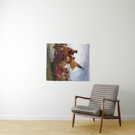 デラウェア川のジョージワシントン交差点 タペストリー (インサイチュ(横))