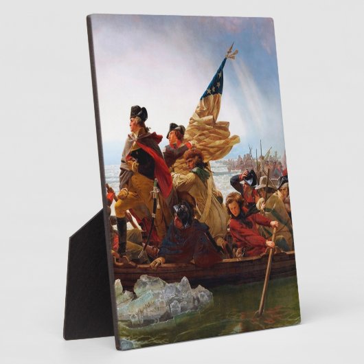 デラウェア川のジョージワシントン交差点 フォトプラーク (側面)