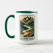 デラウェア川の色 マグカップ (左)