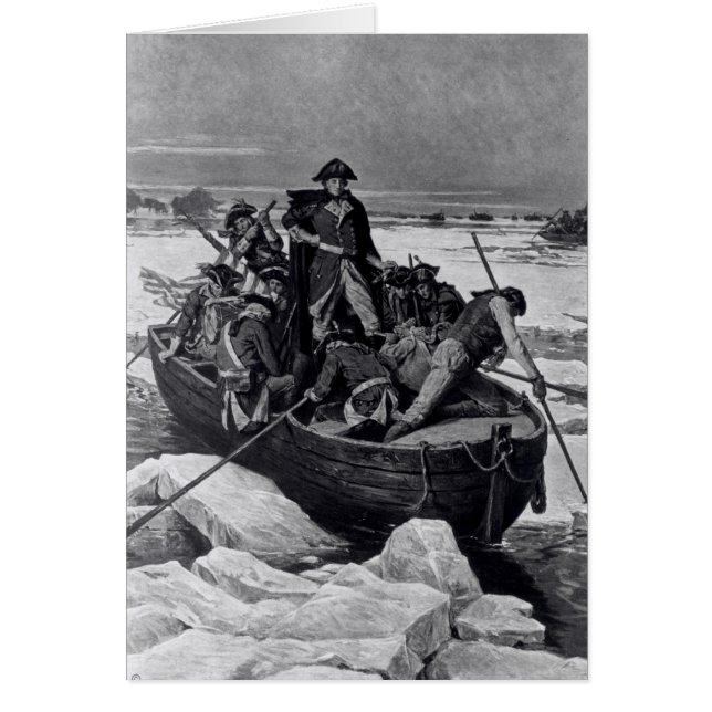 デラウェア川を交差させているジョージ・ワシントン (正面)