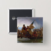 デラウェア川を交差させるワシントン州 缶バッジ (正面&裏面)